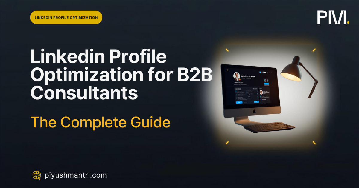 Linkedin Profile Optimization for B2B Consultants — The Complete Guide